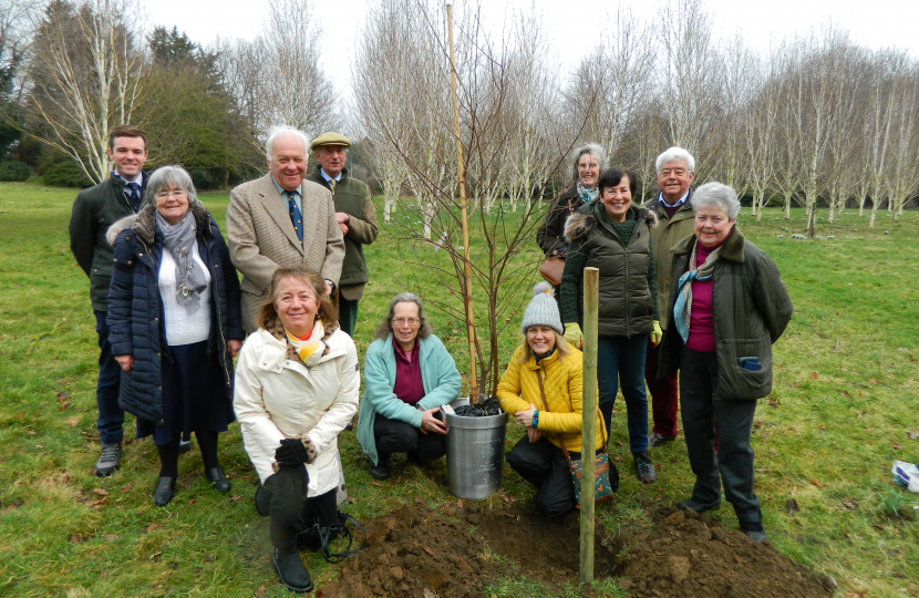 Team Photograph around the Tree