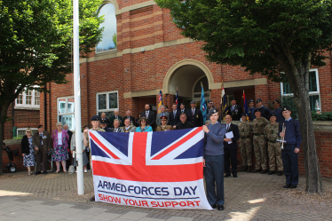 armed forces flag week